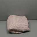 Bedsure Cooling Cotton Waffle Queen Size Blanket - Lightweight Breathable Blanket of Rayon Derived from Bamboo for Hot Sleepers,Spring Pink, 90x90 Inches