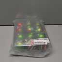 12pcs 2.4 Inch Christmas Ball Ornaments Glittering Red and Green Swirl Candy Cane Elf Balls for Christmas Tree Decorations, Plastic Hanging Pendants for Home Indoor Holiday Party Decor