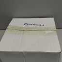 Nuanchu Christmas Star Tree Topper 10.4 x 9.4 Inch Large 3D Glitter Topper Ornament Metal Hollowed with 20 LED Lights Vintage Xmas Reflector Treetop New Year Holiday Indoor Decor(Silver White)