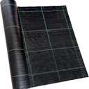 3ft x 300ft Landscape Fabric -Heavy Duty Weed Barrier Fabric for Landscaping, Weed Blocker Cloth,Geotextile Fabric for Garden, Driveway & Ground Cover, Garden Weed Mats,Grid Design