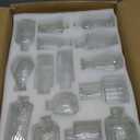 Glass Bud Vases in Bulk Set of 30 Pcs,Small Glass Vases for Flowers as Wedding Centerpieces for Tables,Clear Flower Vases Suitble for Wedding Decorations,Christmas Home Decor (Clear, 30 pcs)