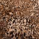 Mengersi Leopard Print Duvet Cover Set Shaggy Fluffy Duvet Cover Set,Cheetah Print Velvet Duvet Cover,Faux Fur Quilt Cover with Pillow Shams,Zipper Closure Queen Size