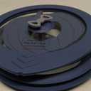 4 Pack Replacement Lids for Pyrex 7201-PC 4 Cup Glass Containers Mixing Bowl Silicone Storage Cover Leakproof Navy