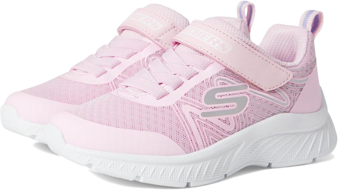 Skechers Kids Kids Microspec Plus-Swirl Sweet Sneaker, Light Pink, 8 US Unisex toddler