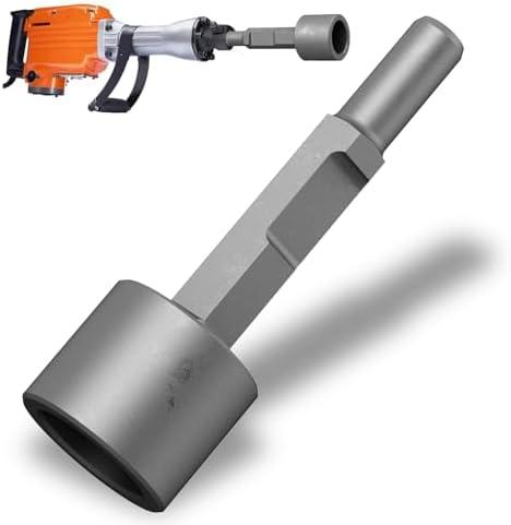 Ground Rod Driver Hex Shank, Ground Rod Driver for Grounding Rod, Rotary Hammer Drill, Compatible with SDS-Hex Demolition Jack Hammer, 1-3/16" Hex Shank (HEX 50MM)