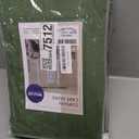 MIULEE Velvet Curtains Olive Green Elegant Grommet Curtains Thermal Insulated Soundproof Room Darkening Drapes for Classical Living Room Bedroom Decor 52 x 84 Inch Set of 2