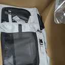 Extra Large Cat Carrier Soft Sided, Portable Small Dog Carrier for 2 Cats, 24"x16.5"x16" Car Travel Folding Comfortable Design with Litter Box and Bowls, Grey-2+ Litter Box+ Bowl