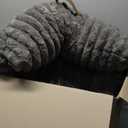 Cute Cat Couch, Fluffy Sofa Bed for Cats and Small Dogs, Premium Faux Rabbit Fur Cats beds for Indoor Cat, Ultra-Soft Supportive Pet Couch Furniture (Grey, M: 31.5''x23.5'')