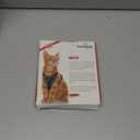 Cat Harness and Leash for Walking Escape Proof Soft Adjustable Cat Leash Breathable Comfortable Vest Easy to Wear Kitten Harness for Outdoor Travel Orange M (M (13-18lb))