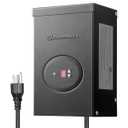 DEWENWILS 200W Low Voltage Landscape Transformer, Outdoor Weatherproof Transformer with Timer and Photocell Sensor, 120V AC to 12V AC for LED Lighting, Spotlight, Pathway Light, ETL Listed