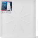 Camco Stackable Washing Machine Drain Pan - Measures 25 (L) x 27 (W) - Great for Apartment-Sized Washers or Stackable Units - Protects Floors from Leaks - Crafted of Heavy-Duty Plastic (21006)