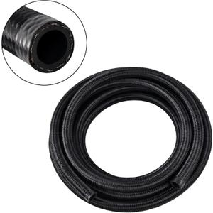 EVIL ENERGY 4AN Fuel Line, AN4 Braided Fuel Hose Nylon CPE 5FT Black
