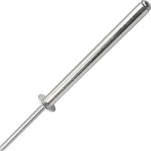 40pcs Aluminum Long Blind Rivets,Long Split Rivets, Pack of 40 (Silver) (3/16""x1-37/64""(M4.8x40mm)), Sliver