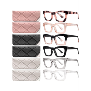 CCVOO Stylish Reading Glasses for Women, Eyeglasses, Blue Light Readers for Women, Computer Eye Glasses, Cheaters, +2.5