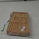 XcE Foldable Bathtub Tray Expandable to 105cm for Luxury Bath, Bath Tray for Bathtub (Bamboo)