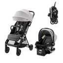 Graco Ready2Jet Travel System Compact Travel Stroller with Automatic Fold and SnugRide Lite Infant Car Seat