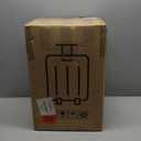 MRPLUM Carry On Luggage Double Handle Suitcase with Net Pocket,Hard Shell Spinner Wheels Luggage with TSA Lock&Seat Belt,20 inch,Pink