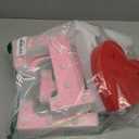 LOVE Marquee Lights Valentine's Day LED Light Up Letters Glitter Heart Pink LOVE Letter Lights, Marquee Signs Tabletop Decor for Fireplace, Bedroom, Wedding, Anniversary