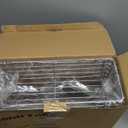 SMARTAKE Hanging Shower Head Caddy, Rustproof Bathroom Shower Shelf Organizer, SUS201 Stainless Steel Over The Storage Rack, for Toilet, Bathroom, Silver