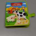 Wekvgz Soft Baby Felt Books Educational Sensory Toy Animals Sensory Books Early Development Interactive Quiet Books Reusable Felt Book Busy Board Preschool Learning Activities for Boys Girls Infants