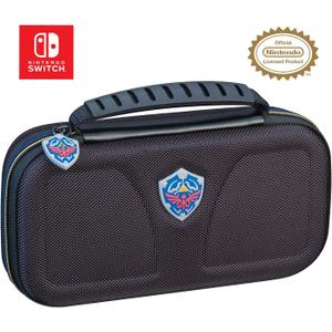 RDS  Officially Licensed Zelda Case for Nintendo Switch Lite - Adjustable Viewing Stand, Bonus Game Case & Deluxe Carry Handle