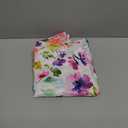 Spring Summer Floral Round Tablecloth 60 Inch Flower Table Clothes Multicolor Rustic Reusable Circle Table Cover for Picnic Party Dining Room Home Indoor Outdoor Decor