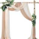 H&S BRIDAL Wedding Arch Flowers, Peony Floral Eucalyptus Greenery Leaves Set of 2 Artificial Flower for Wedding Ceremony Welcome Sign Home Decorations
