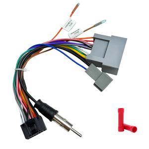 Aftermarket Radio Wiring Adapter Compatible with Honda 2008-2017/Acura 2013-2017, 16Pin Android Car Stereo Harness with Antenna Adapter SWC Reverse, Fits for Accord CR-Z ILX Odyssey RDX