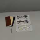 racico Computer Blue Light Blocking Glasses Blue Light Glasses Men Women, Anti Blu-Ray Clear Gaming Glasses Lenses