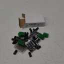 Moxweyeni 0.5 x 0.8 Inch Stainless Steel Standoffs Matte Black Standoffs Pack Standoff Screws Kit Wall Sign Standoffs for Advertising Board Hanging Acrylic Picture Frame (48 Pieces)