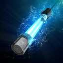 18W Aquarium UV Light for 100-1000 Gallon, UV Pond Water Clarifier for Koi Pond, Swimming Pool, Spa, Large Fish Tank, Cold Plunge UV Light for Pond Algae Control