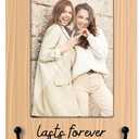 Sister Gift Wood Photo Frame for Besties Sisters Women Friends Maid of Honor Matron of Honor, Home Table Decor Supplies Friendship Gifts Tabletop Picture Frame with Stand (4x6" Vertical Photo) -14