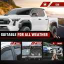 in-Channel Rain Guards fit for Toyota Tacoma 2024,4 PCS