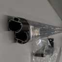 1m-6m Curtain Track Wall Mounted Curtain Rod Sliding Curtain Poles Heavy-Duty Curtain Rail for Room Divider, Bedroom, Living Room (Color : B, Size : 2.8m(2 * 1.4m))