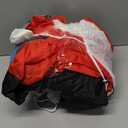 TURNMEON 8 Ft Christmas Inflatables Outdoor Decorations Black Santa Claus, African American Santa Holds Gift Box Built in LED Lights Christmas Blow up Yard Decorations Xmas Holiday Lawn Garden Home