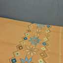 Boho Chenille Couch Covers,Geometric Couch Covers for Sofa,Chenille Couch Cover Non Slip,Sectional l Shaped Sofa Furniture Protector Cover for Home Decor,Orange_2 Seat 43x70in/110x180cm