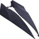 Pair Black Tank Side Fairing Panel Gas Tank Cover Trim Cowl For Yamaha YZF R1 2007 2008