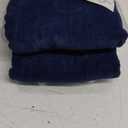 GAWAMAY Decorative Square Throw Pillow Covers 20"x20" Inch Set of 2, Super Soft Chenille Pillows Farmhouse Fall Pillowcase for Living Room Bedroom Sofa Couch Cushion Cover Navy Blue 50x50cm