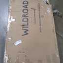 Wildroad Hitch Cargo Carrier with Bike Rack 60" x 24" x 14" Hitch Mount Cargo Carrier 2 Bikes 500 LBS Capacity Folding Hitch Bike Rack for Standard, Fat Tire and Electric Bike Fits 2" Receiver