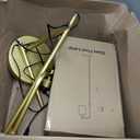 Floor Lamp with Linen Shade, Dimmable Tall Standing Lamp with Remote Control & 3 Color Temperatures, Modern Floor Lamps for Living Room Bedroom Office Corner, 9W LED Bulb Included (Beige)