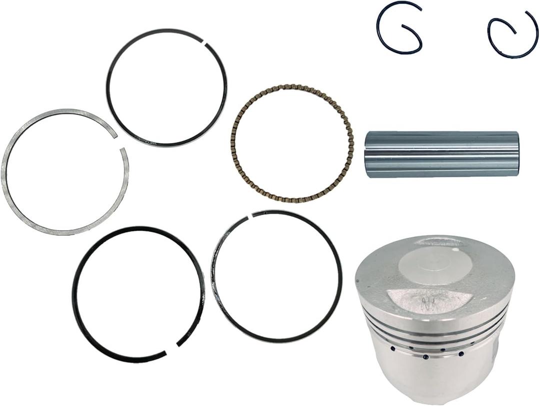 62mm Piston Ring Kit Replacement for CG150 Vertical Engine GY6 150cc Dirt Bike ATV Go Kart Moped Scooter