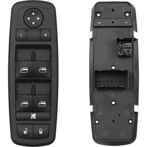 Master Power Window Switch Front Left Driver Side | 3 PINS + 0 PIN | Replacement for 2008-2009 Chrysler Town & Country Dodge Grand Caravan | Replaces# 4602535AG, 4602535AF, 4602535AC, 901-401R