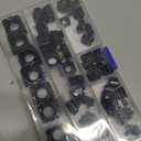 Tanstic 48Pcs Cage Nuts Snap-in Cage Nuts Rack Mount Cage Nuts Rack Mount Clip Nuts for Server Shelf Cabinets Rack Mount(M4 5 6 8 10 12)