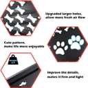 fouwick RV Screen Door Protector, Adjustable Screen Door Grille, Width from 20.5-31.5 Inch, Protect Screen Door from Dog Scratch, Heavy Duty, Matt Black Powder Coated Screen Door Defender