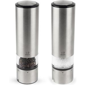 U'Select Electric Salt And Pepper Mills In Stainless Steel, 20 cm
