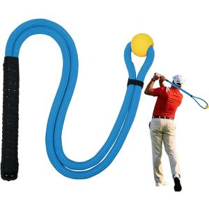 Golf Rope Swing Trainer, Golf Swing Training Aid, Golf Swing Trainer, Golf Training Aid, Golf Swing Trainers, Golf Speed Trainer, Can Improve Speed, Rhythm, Flexibility, and Strength (Blue)
