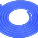 2 x DMiotech Silicone Vacuum Tubing Hose Line, 10Ft 3/16"(5mm) Automotive Replacement Vacuum Hose, 3mm Wall Thickness High Temperature Vacuum Tube 130 PSI Max Pressure, Blue