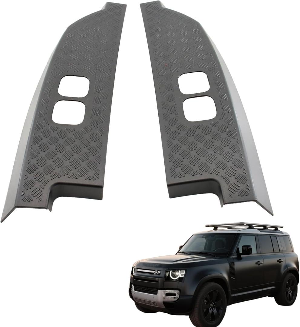 Tail Light Cover Anti-Scratch Guard Protection Cover Replacement for Land Rover Defender 90 110 130 2020-2025 Decoration Armor Trim Exterior Accessories ABS Matte Black