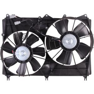 TYG Radiator Cooling Fan Assembly Fit for 2006-2013 Suzuki Grand Vitara 2.4L/2.7L/3.2L | 2-Pin | 17120-65J00 SZ3115107 621-509