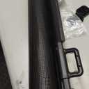 Reinforced 120 Inch Retractable Baby Gates Extra Wide Baby Gate to Prevent Crawling Through, Indoor/Outdoor Retractable Dog Gate, 10ft Scratch-resistant Mesh Child Gates for Doorways Extra Wide, Black